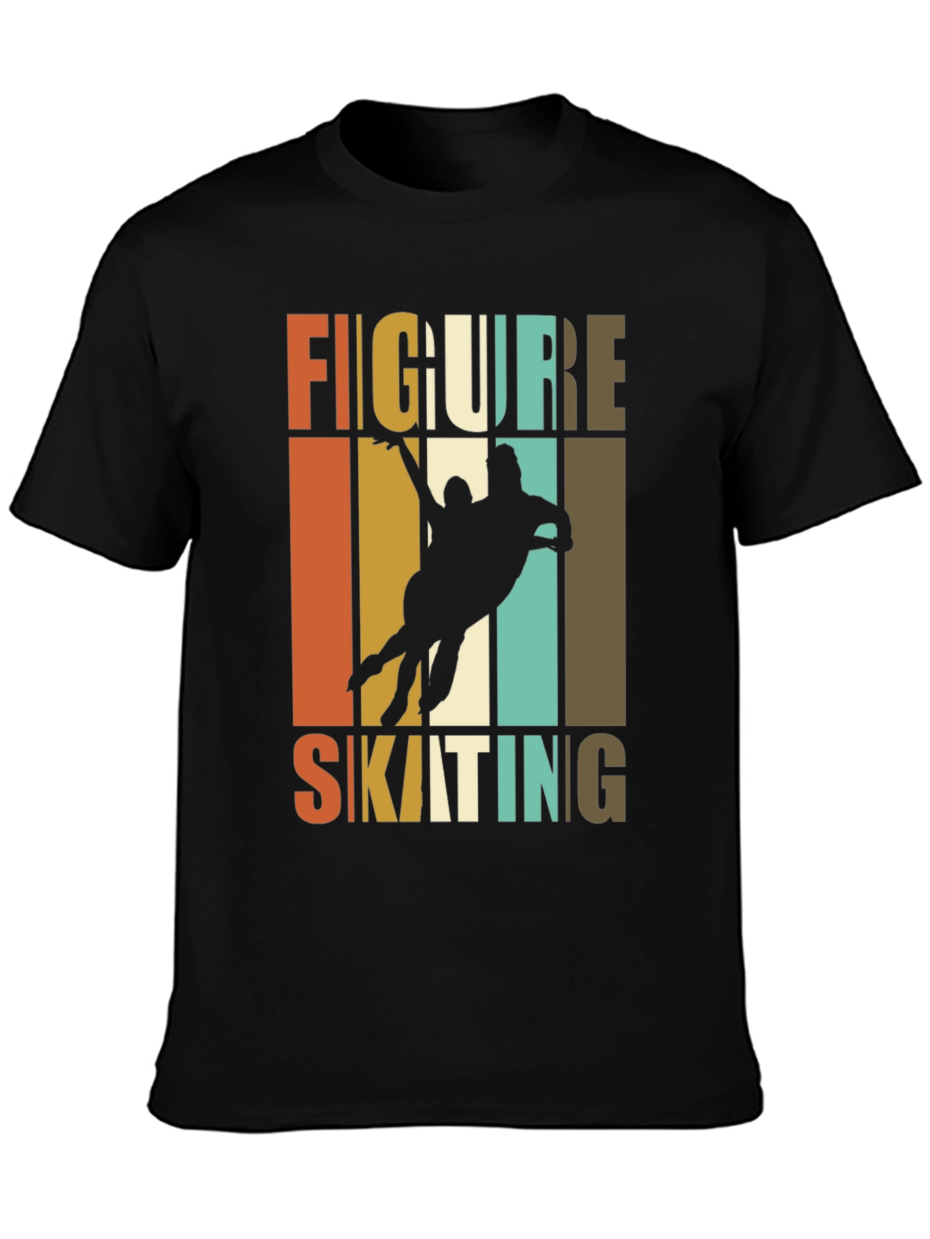 Retro Figure Skating T-Shirt | Ice Skating Graphic Tee