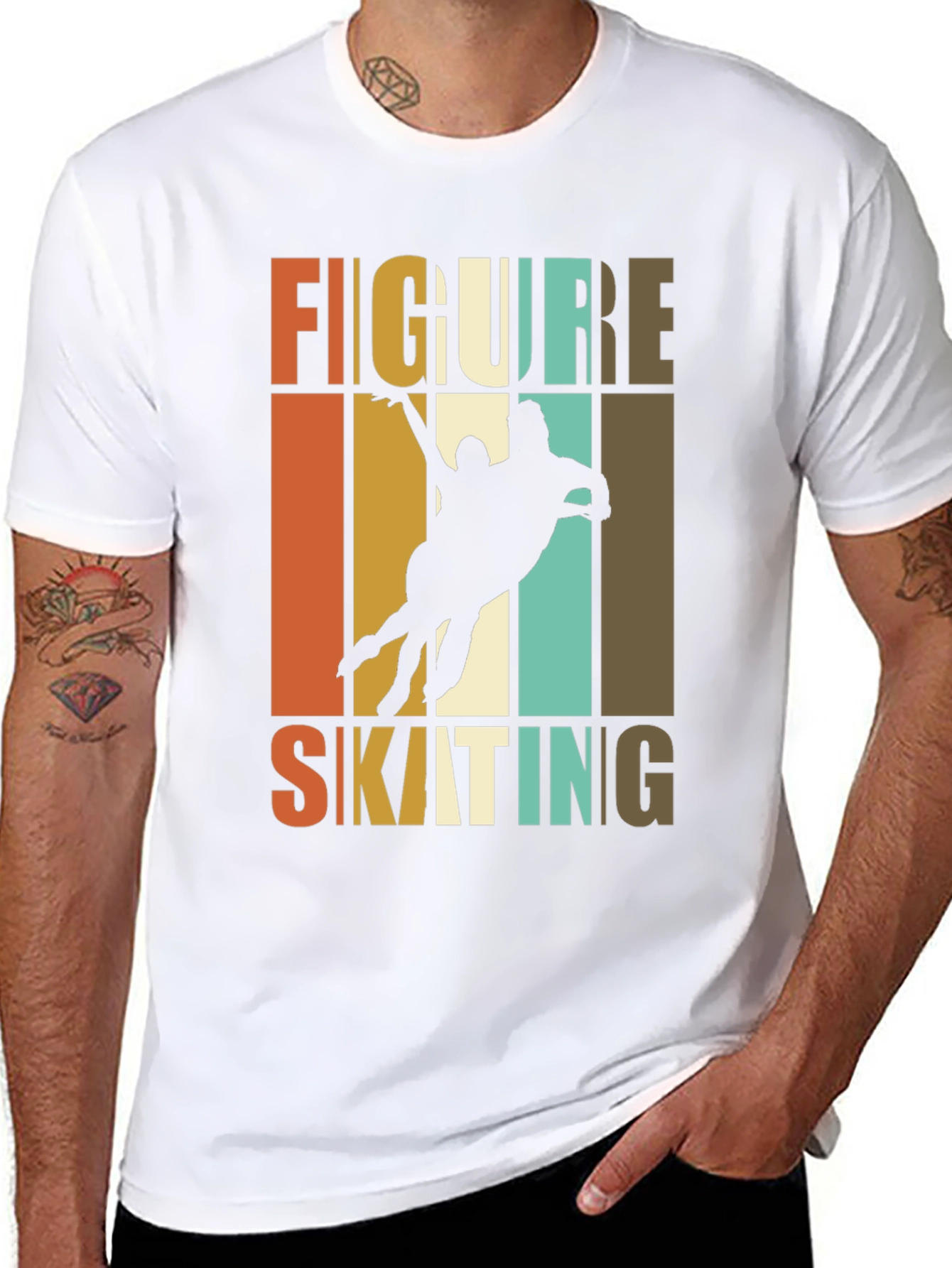 Retro Figure Skating T-Shirt | Ice Skating Graphic Tee