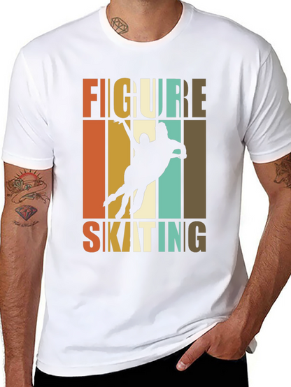 Retro Figure Skating T-Shirt | Ice Skating Graphic Tee