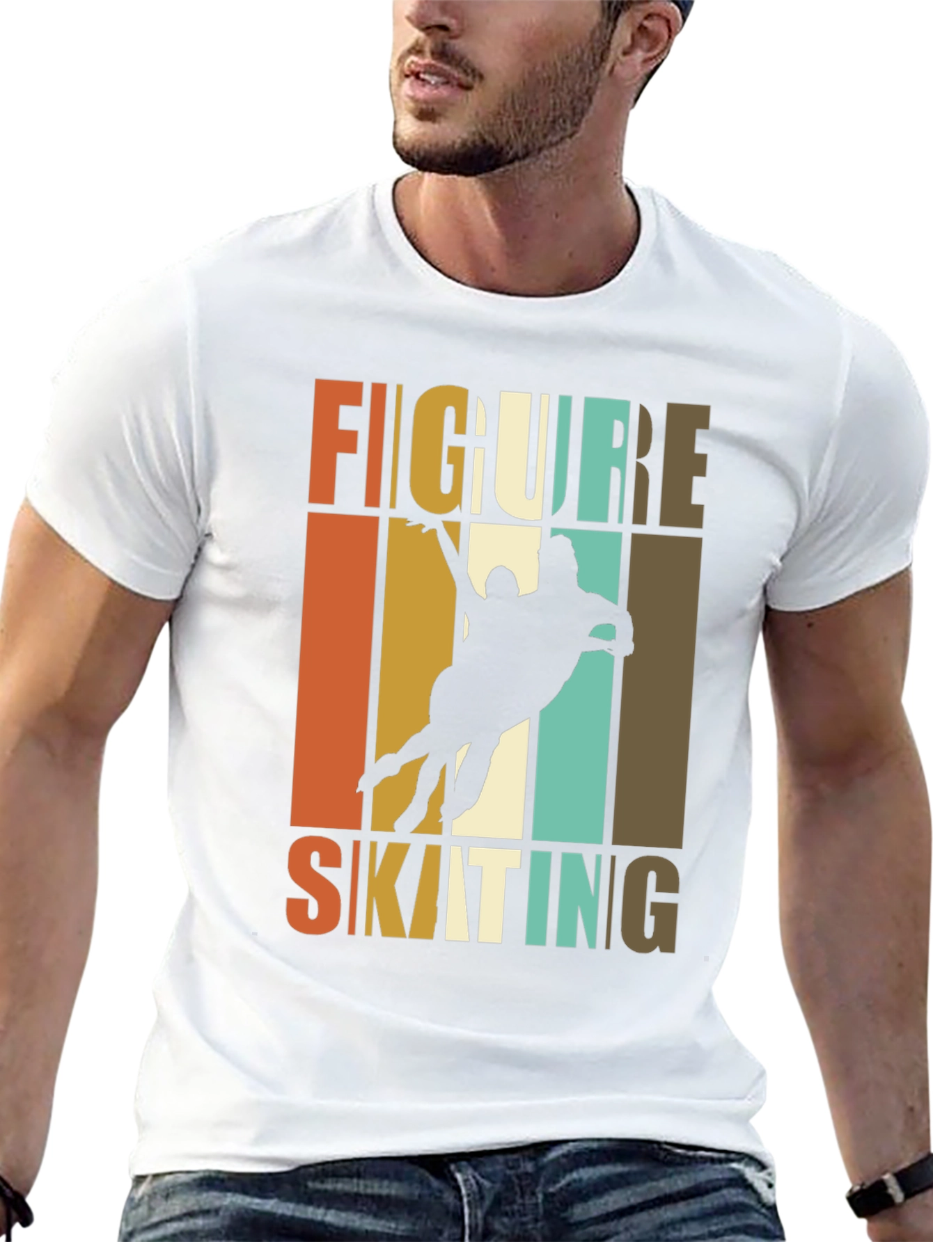 Retro Figure Skating T-Shirt | Ice Skating Graphic Tee