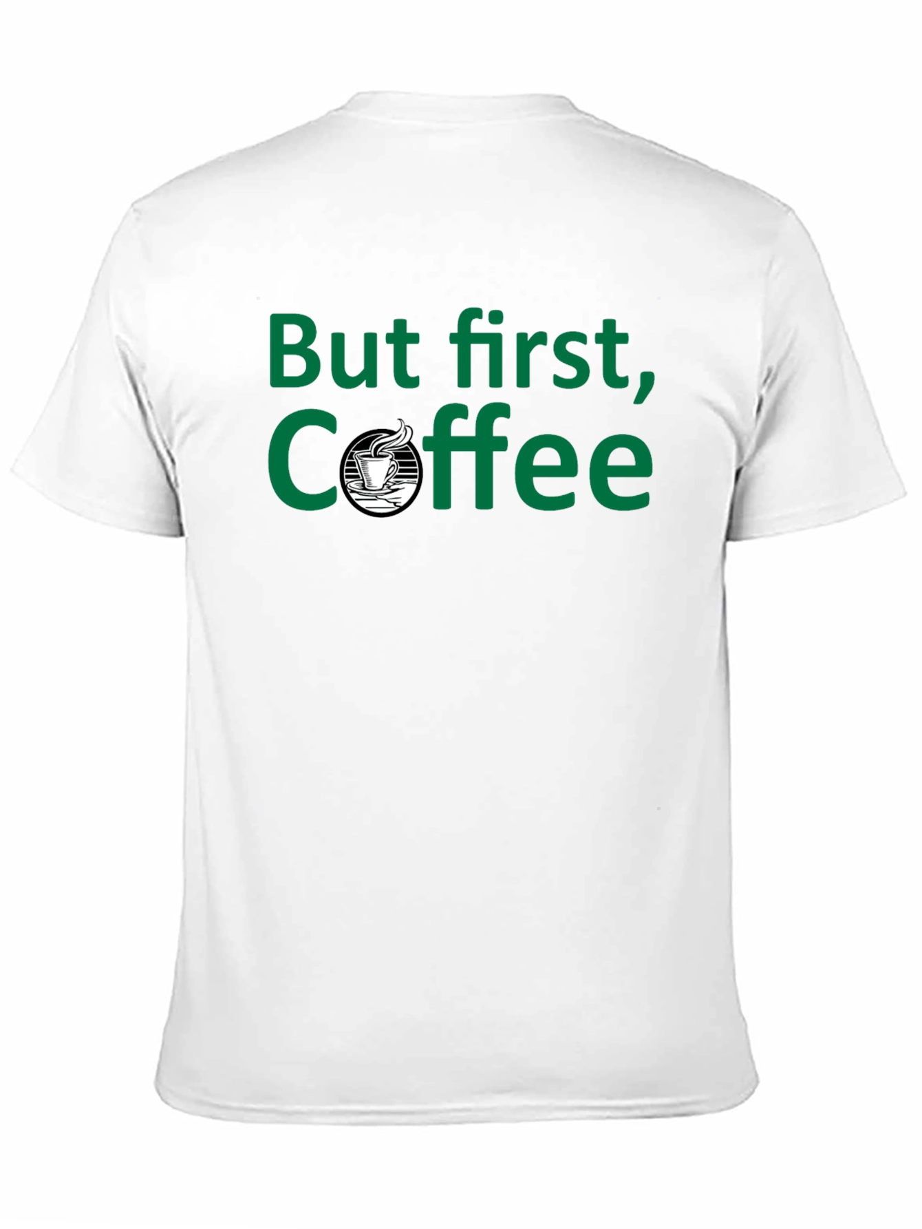 But First Coffee - Black T-Shirt