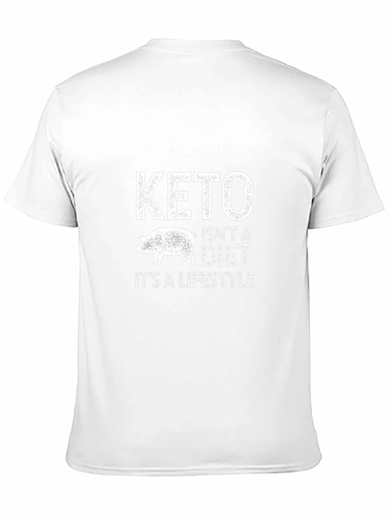 Keto Lifestyle Graphic Tee - Black Cotton