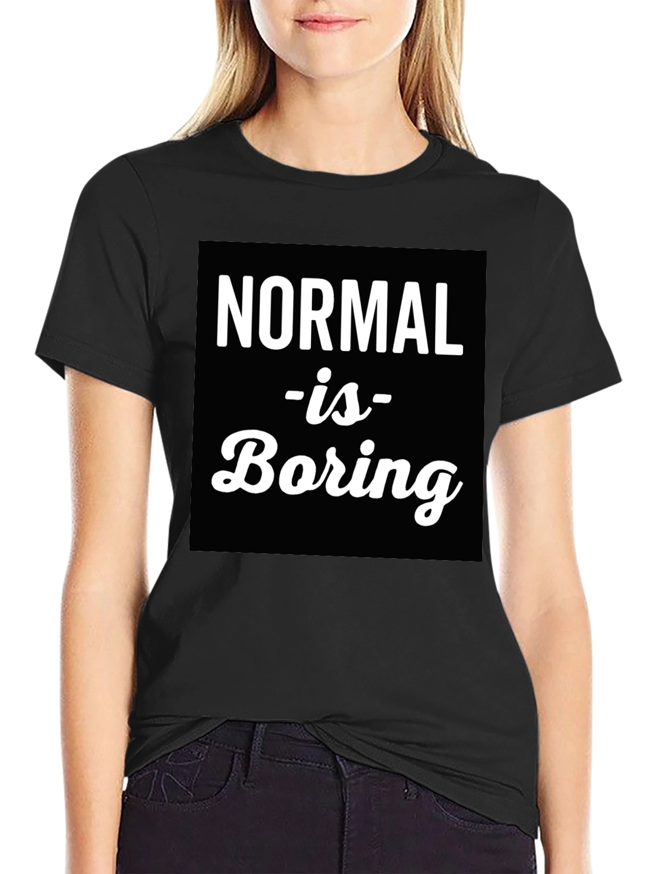 Normal is Boring Graphic Tee
