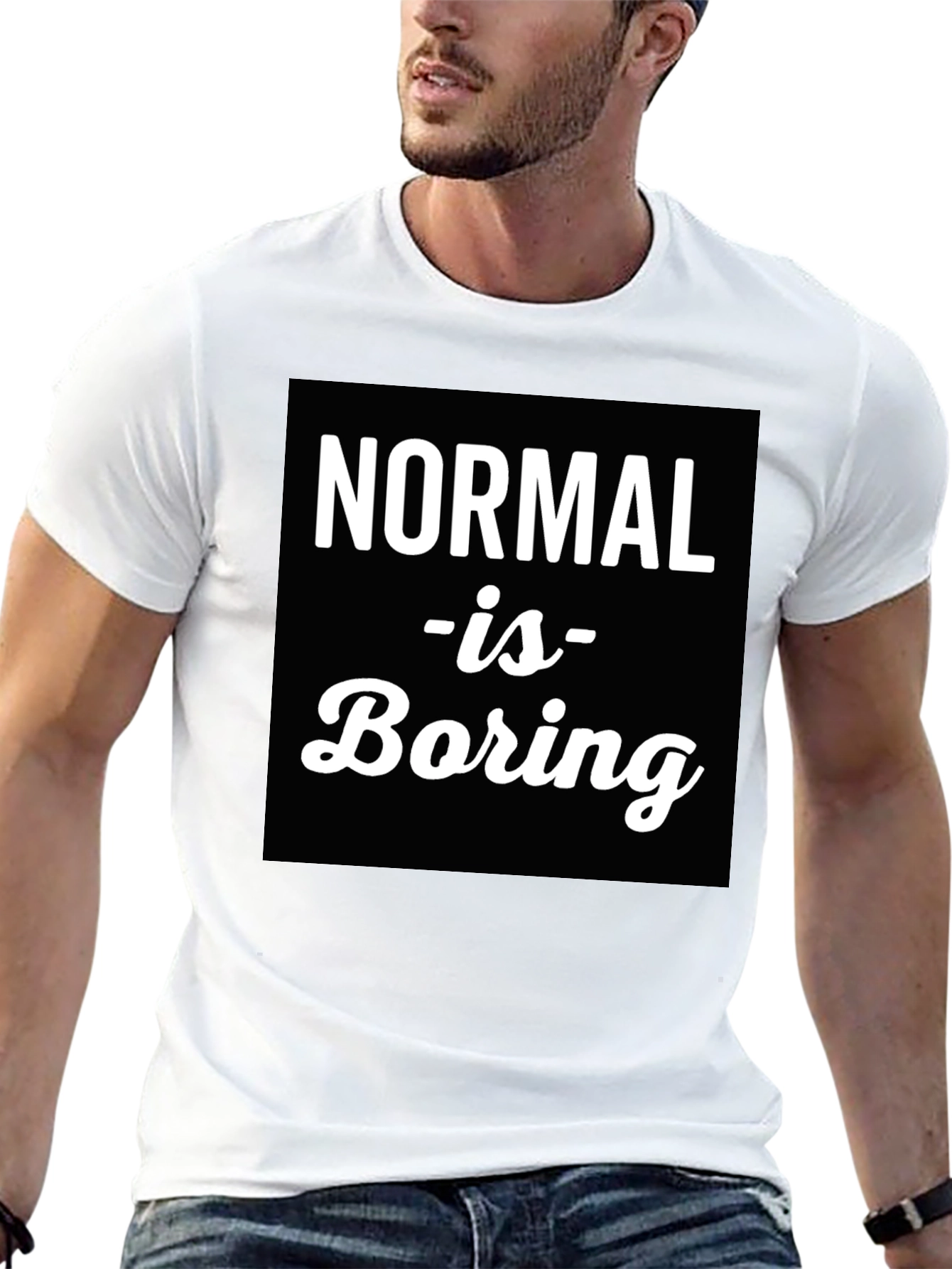 Normal is Boring Graphic Tee
