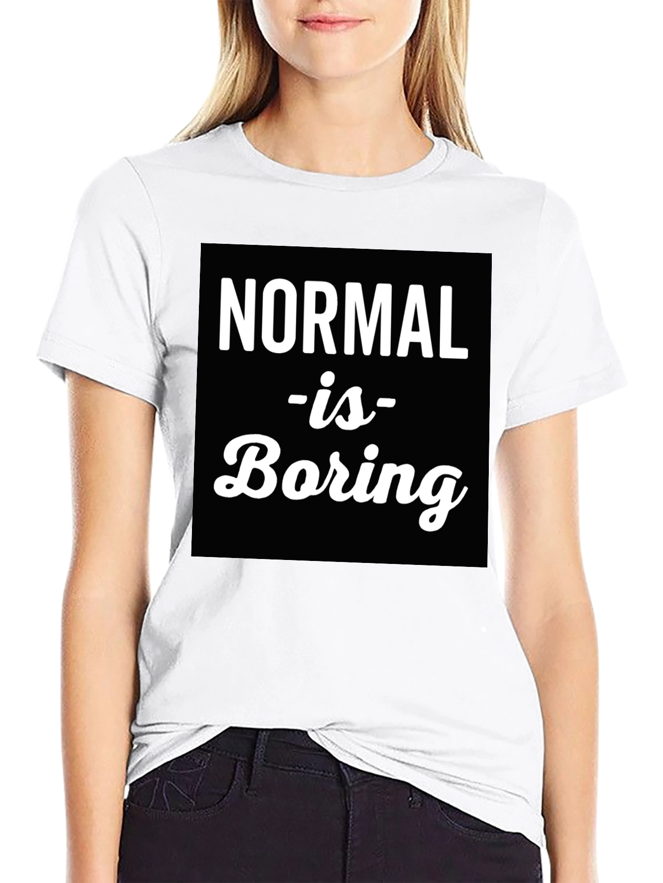 Normal is Boring Graphic Tee