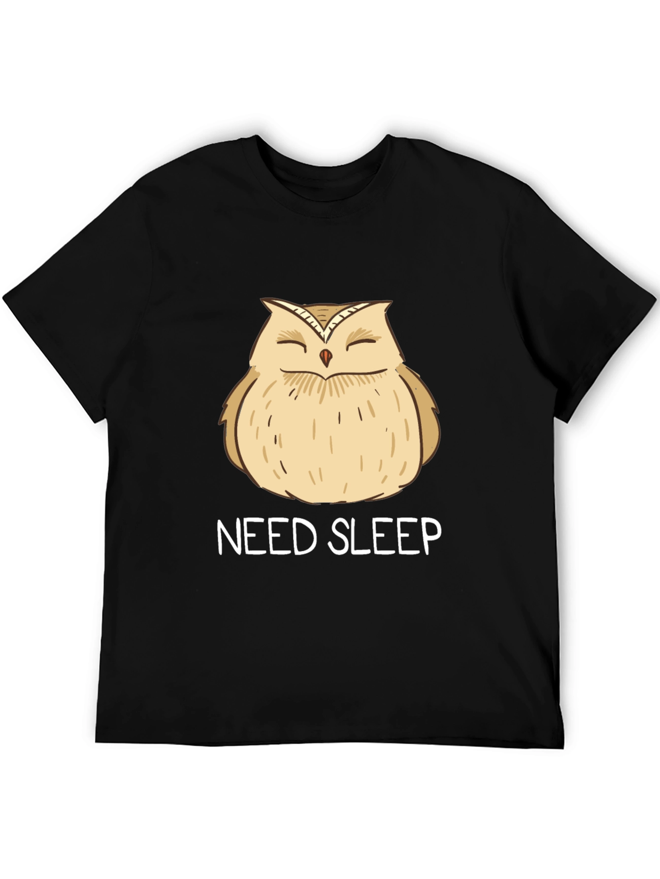 Need Sleep Owl Graphic T-Shirt