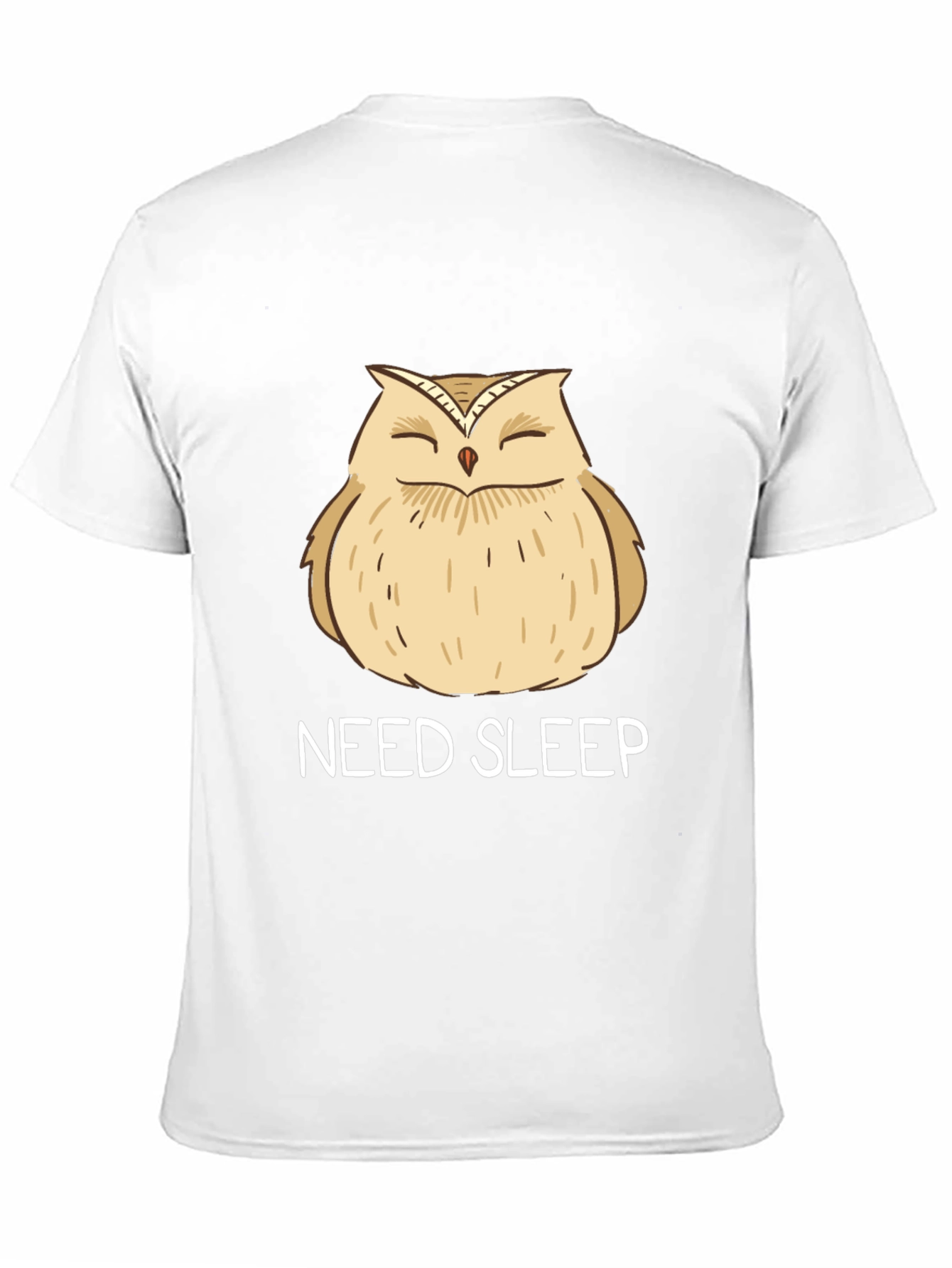 Need Sleep Owl Graphic T-Shirt
