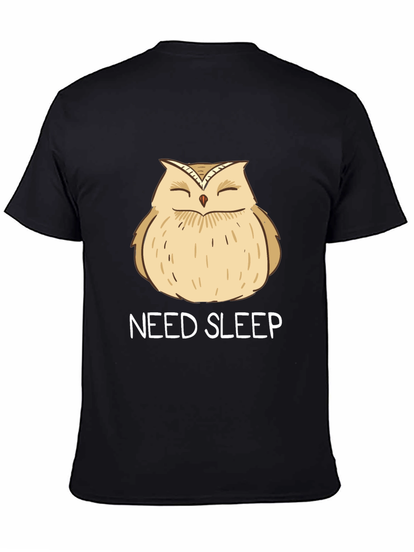 Need Sleep Owl Graphic T-Shirt