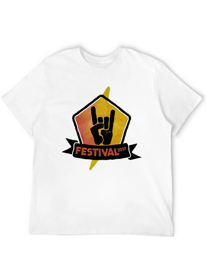Festival 2017 Rock On Black T-Shirt