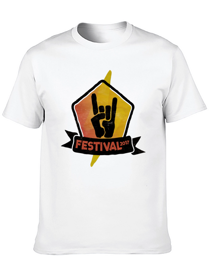 Festival 2017 Rock On Black T-Shirt