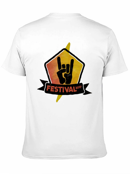 Festival 2017 Rock On Black T-Shirt