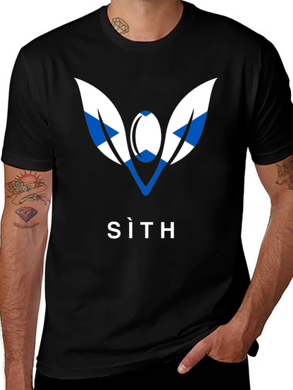 SITH Graphic Tee - Black Cotton Blend T-Shirt