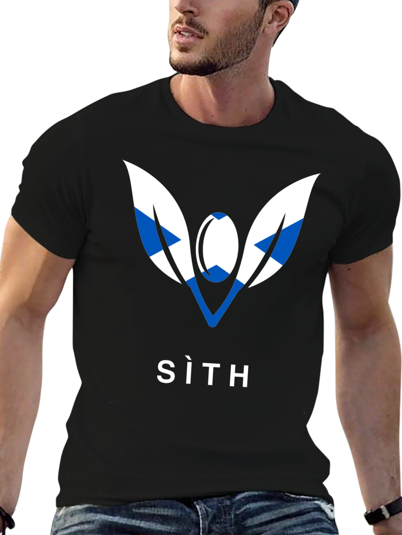 SITH Graphic Tee - Black Cotton Blend T-Shirt