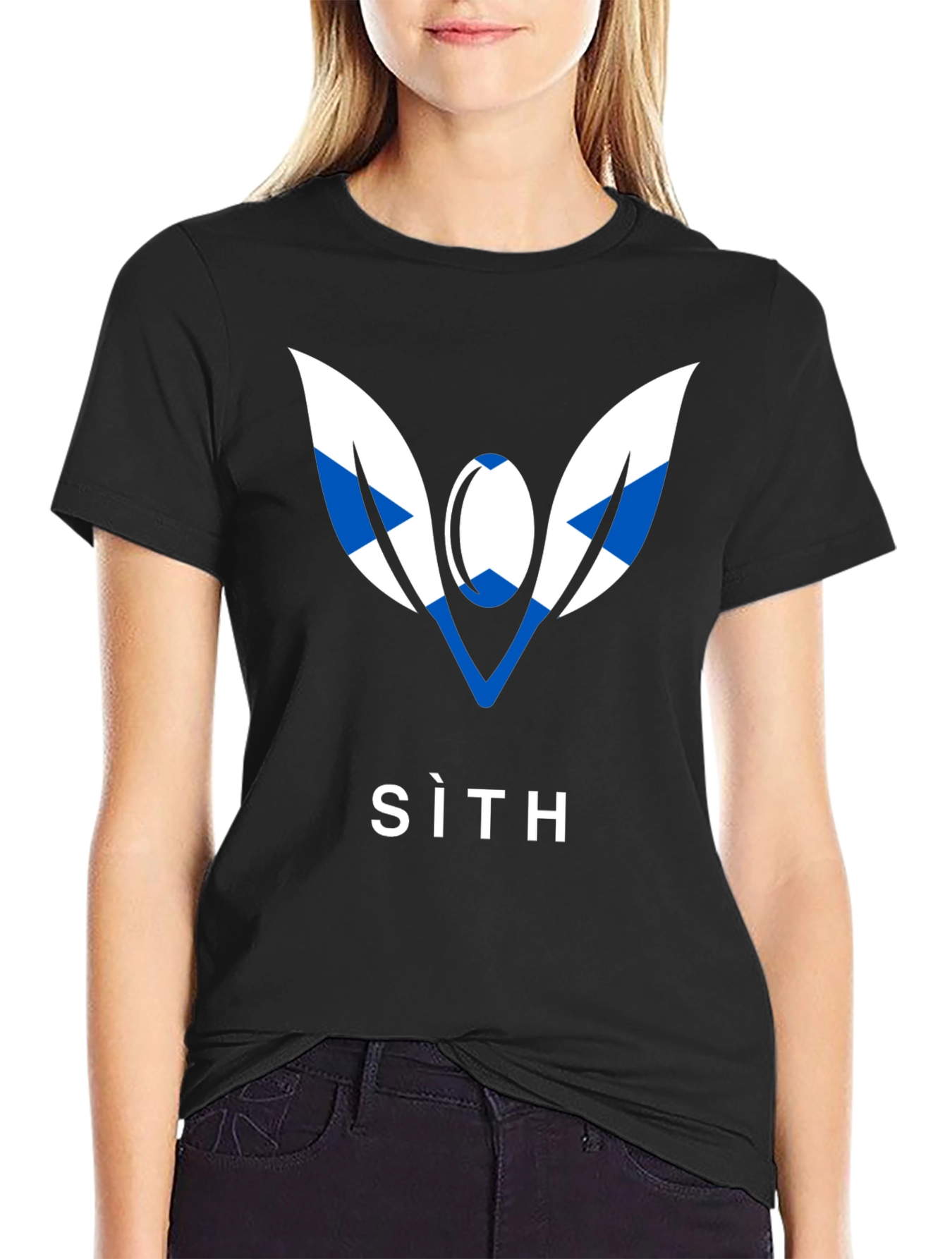 SITH Graphic Tee - Black Cotton Blend T-Shirt