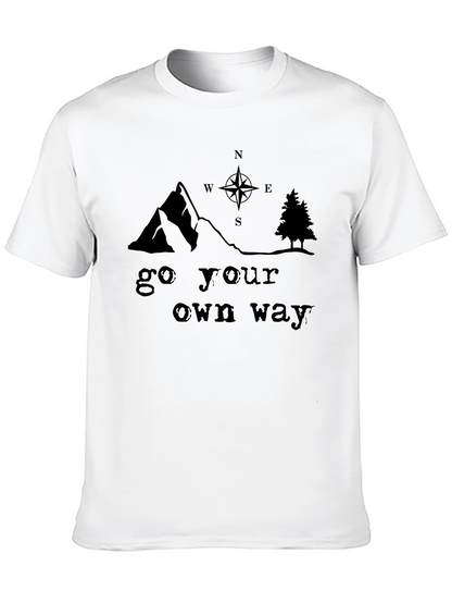 Go Your Own Way Graphic Tee - Black