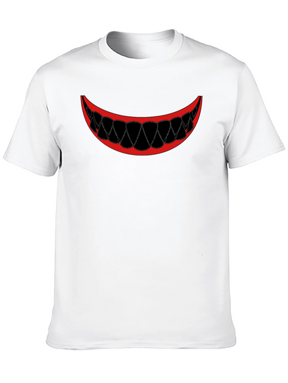 Scary Smile Graphic Tee - Mens Black T-Shirt