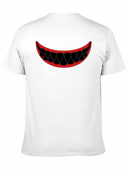 Scary Smile Graphic Tee - Mens Black T-Shirt