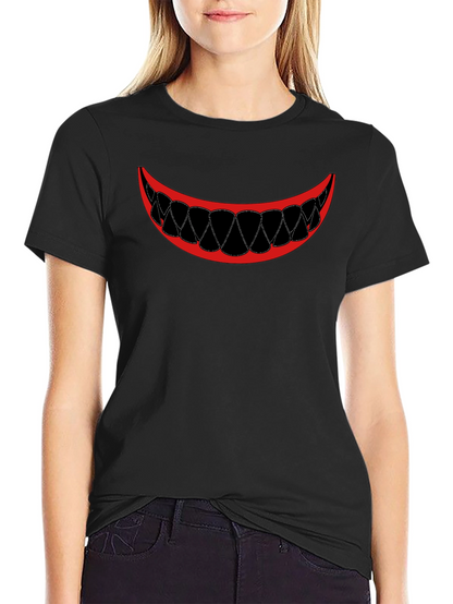 Scary Smile Graphic Tee - Mens Black T-Shirt