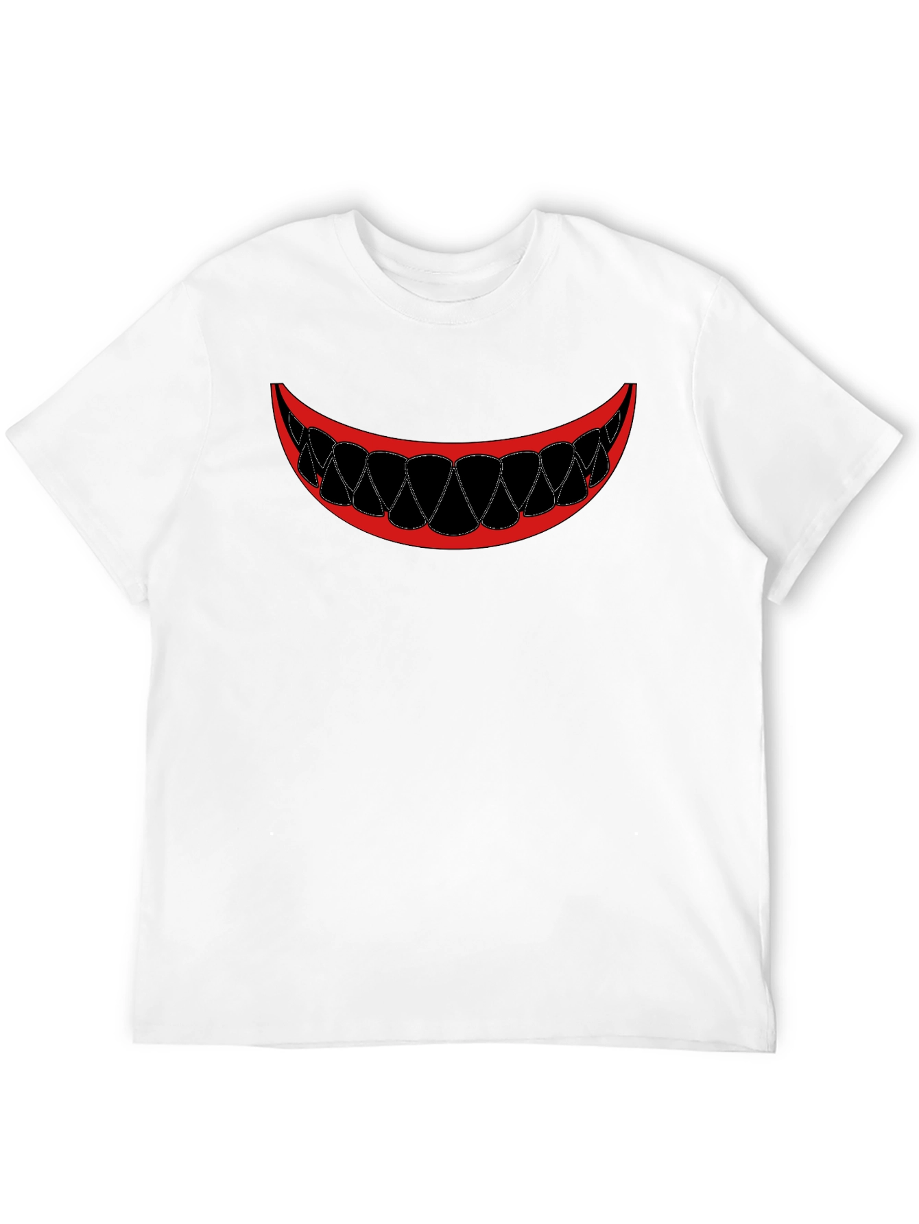 Scary Smile Graphic Tee - Mens Black T-Shirt