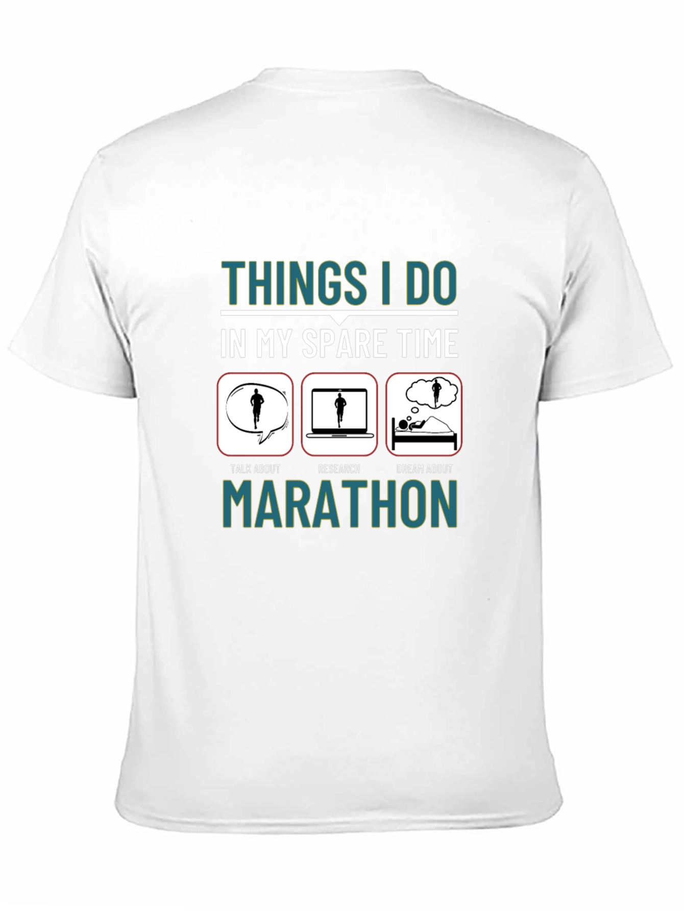 Marathon Runner Spare Time Graphic Tee