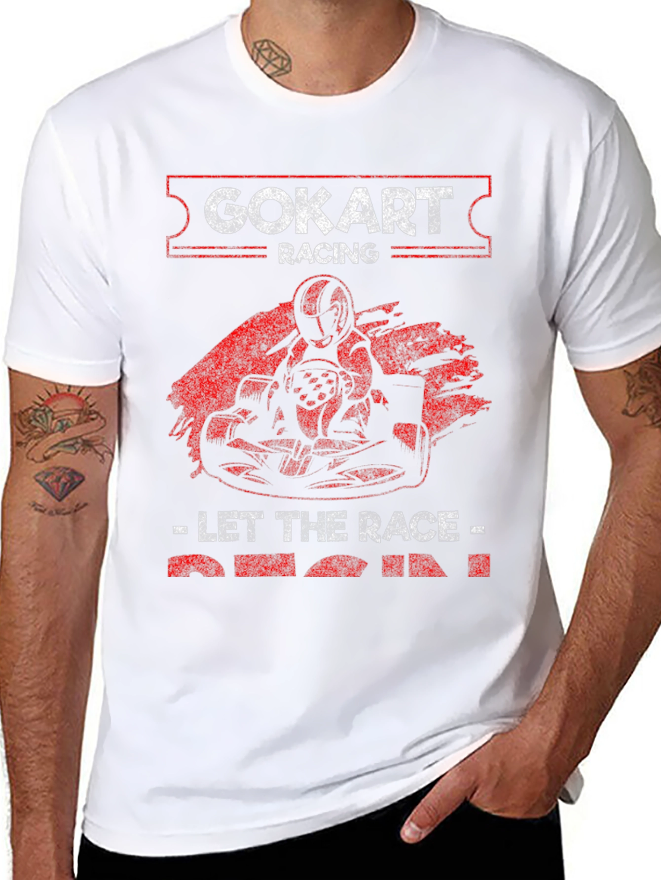 Gokart Racing T-Shirt - Let the Race Begin!