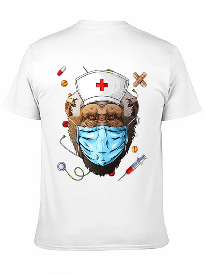 Nurse Monkey Graphic T-Shirt - Unique & Fun Design!