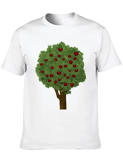 Apple Tree Graphic Tee - Unisex Black T-Shirt