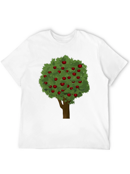 Apple Tree Graphic Tee - Unisex Black T-Shirt