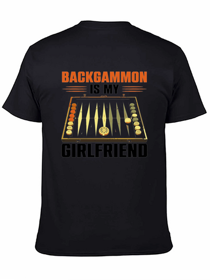 Backgammon is My Girlfriend Graphic T-Shirt