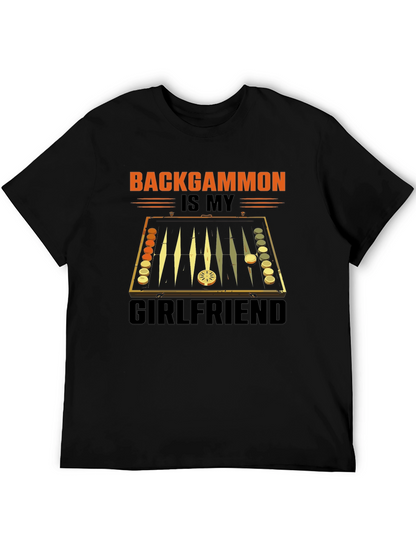 Backgammon is My Girlfriend Graphic T-Shirt