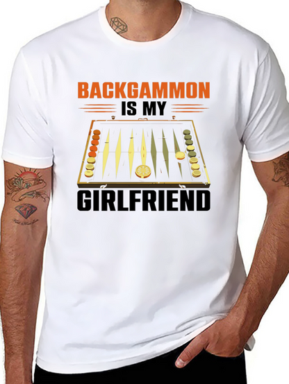 Backgammon is My Girlfriend Graphic T-Shirt