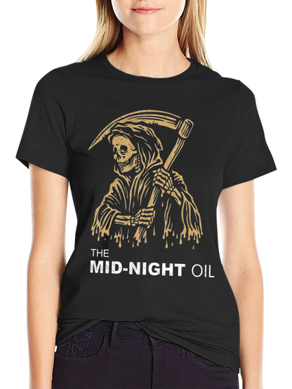The Mid-Night Oil Reaper Graphic T-Shirt