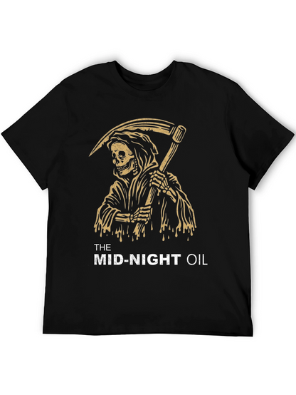 The Mid-Night Oil Reaper Graphic T-Shirt