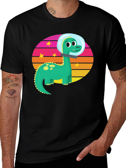 Dino Astronaut Graphic T-Shirt