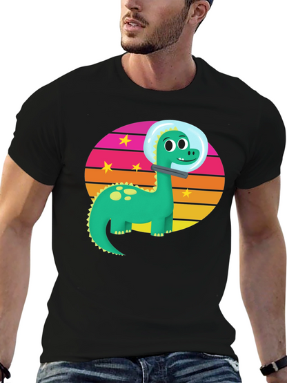 Dino Astronaut Graphic T-Shirt