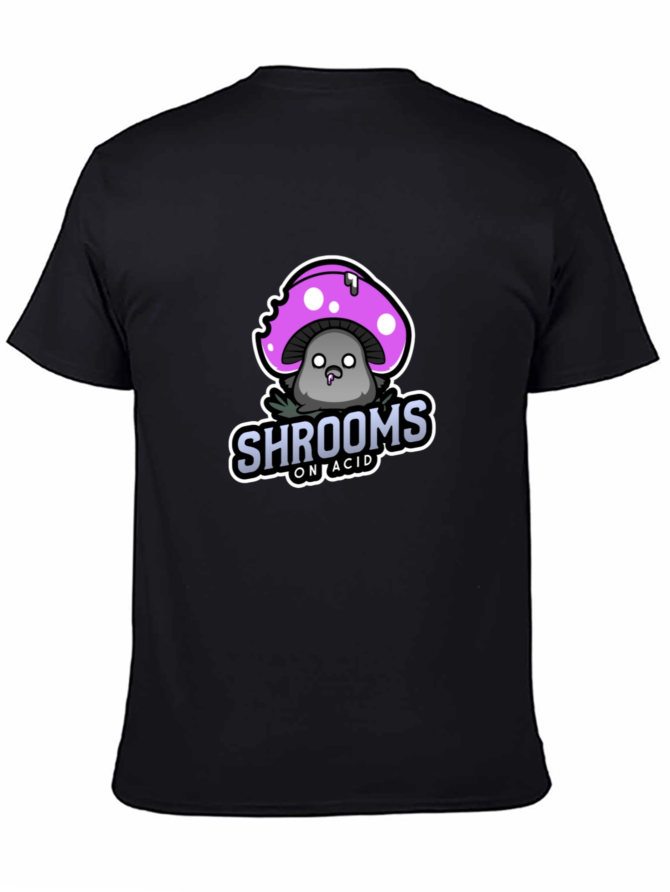 Shrooms on Acid T-Shirt - Black Graphic Tee