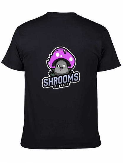Shrooms on Acid T-Shirt - Black Graphic Tee