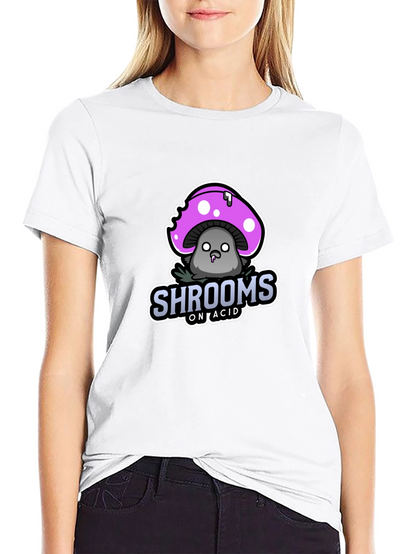 Shrooms on Acid T-Shirt - Black Graphic Tee