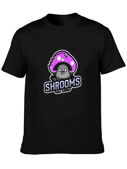 Shrooms on Acid T-Shirt - Black Graphic Tee