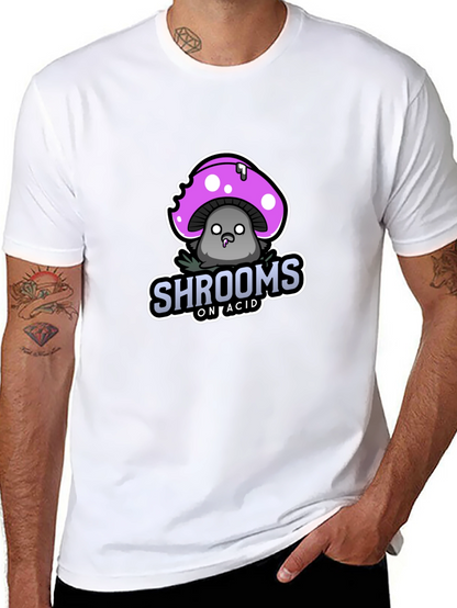 Shrooms on Acid T-Shirt - Black Graphic Tee