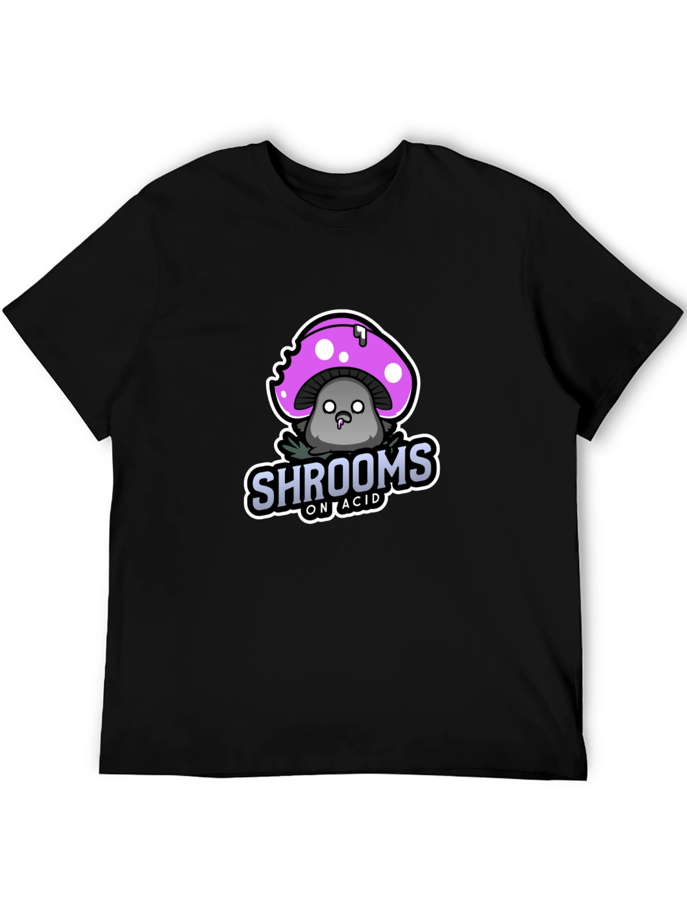 Shrooms on Acid T-Shirt - Black Graphic Tee