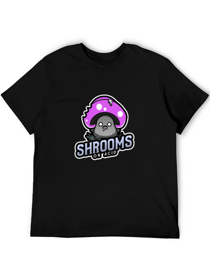 Shrooms on Acid T-Shirt - Black Graphic Tee