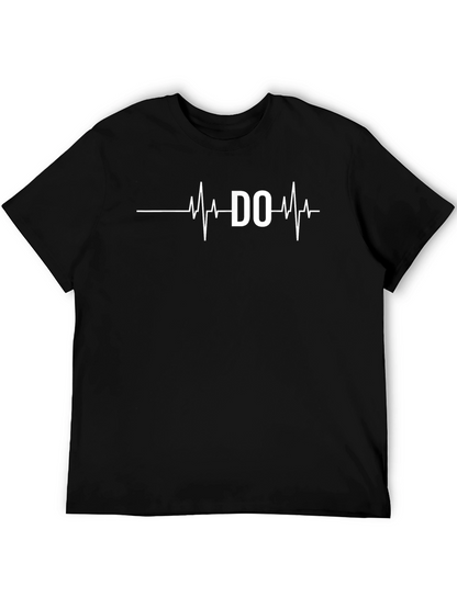 DO Heartbeat T-Shirt - Black Crew Neck Tee