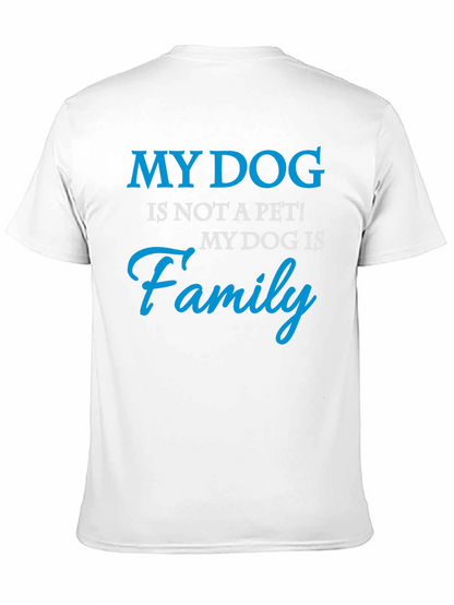 My Dog is Family Graphic Tee - Black