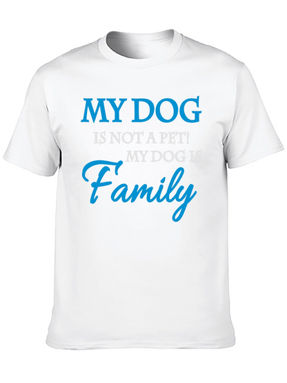 My Dog is Family Graphic Tee - Black