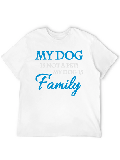 My Dog is Family Graphic Tee - Black