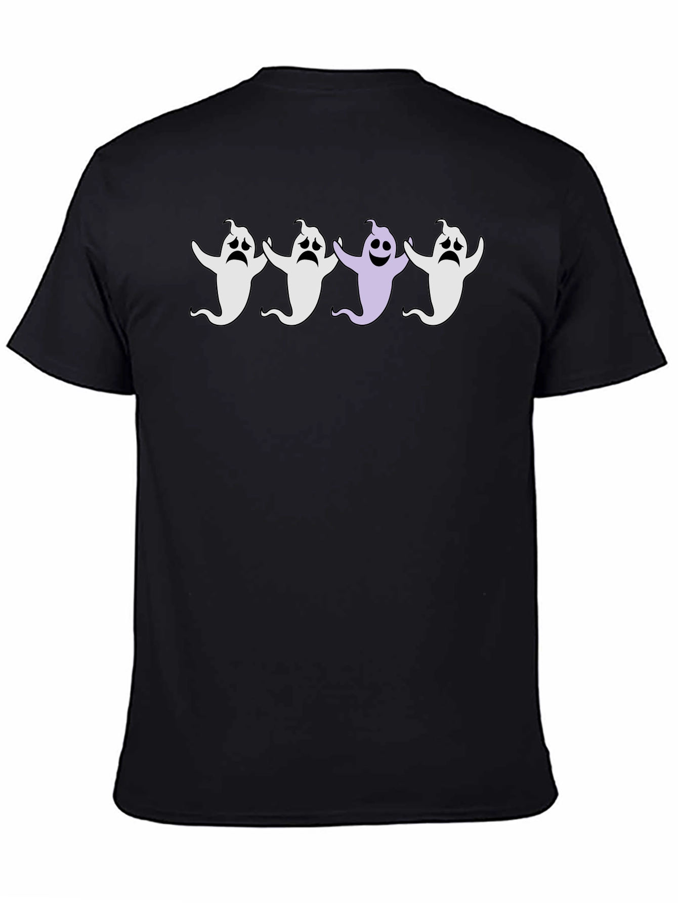 Ghost Parade Black Cotton T-Shirt