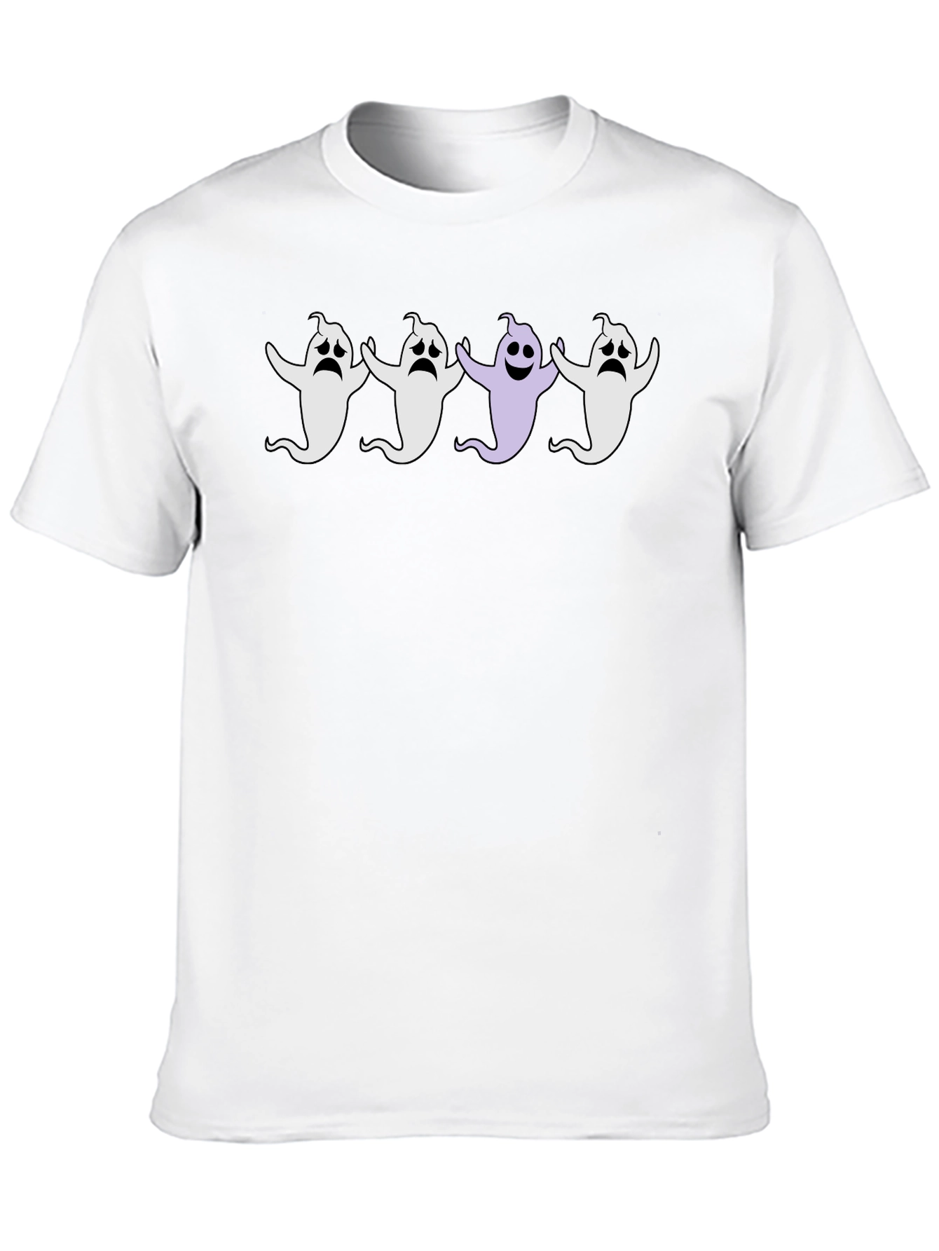 Ghost Parade Black Cotton T-Shirt