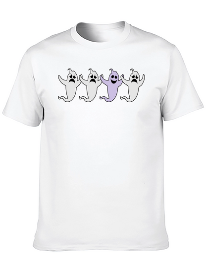Ghost Parade Black Cotton T-Shirt
