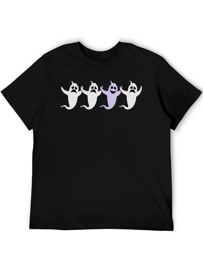Ghost Parade Black Cotton T-Shirt